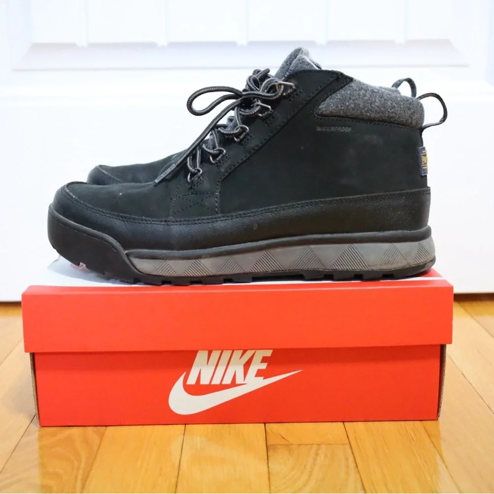 Pendleton Men’s Black Waterproof Winter Traction Boots – Size 10–10.5. - Picture 2 of 14